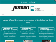 Tablet Screenshot of jensenengineeredsystems.com